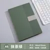 Caderno brochura, bloco de notas para atas de reunião, diário capa dura executivo com elástico, personalizável com logo, caderno de folhas soltas