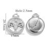 Acero Inoxidable Personalidad Impermeable Doce Constelaciones Oro de 18K Colgante Pulsera Collar Accesorios Acero Titanio DIY Joyería Colgante