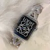 Nuevo Apple Watch Apple/22mm Correa de Metal Espiga de Trigo Diamante Correa Ultra Desmontable