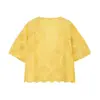 Z Estilo Europeu e Americano Transfronteiriço 2026 Nova Moda Feminina Top Bordado Vazado 3086694 Shorts Casuais 2816694