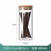 Frasco Sellado con Tapa Redonda de Bambú en Stock Material de Alto Borosilicato Fabricante Venta al por Mayor Frasco Sellado Grado Alimenticio