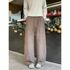 Coleção Outono 2026: Calça de Tecido Composto Estilo Linho HK26138, Tamanhos M-5XL, HK26976 - Especial P22