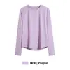 Camiseta Deportiva de Manga Larga Otoño Invierno para Mujer Ajuste Delgado Secado Rápido Transpirable Fitness Yoga Top Capa Base Ropa de Entrenamiento Pilates