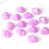 Cuentas de forma irregular con textura de jade sintético de dos colores, accesorios para cadena de teléfono, pulsera, collar, goma para el pelo, para hacer tú mismo, estilo chino