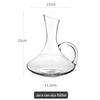 Conjunto de Taças de Vinho Tinto Doméstico Grande de Alto Nível Decantador de Vinho Conjunto de Vinho de Vidro Europeu 2 Cálices para Casal