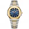 Relógio Masculino Quartz Clássico Retrô Transfronteiriço Papagaio Negócios À Prova D'água Luminoso Pulseira de Aço Relógio de Quartzo Relógio Masculino