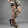 Meias sexys de renda larga com jacquard de rosa, acima do joelho, com suspensórios plus size para crianças