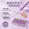 ¡Wow, 12 bolígrafos de pintura para uñas de colores con puntas finas, marcadores de uñas de secado rápido, juego de herramientas de dibujo de líneas DIY para pintar uñas a mano