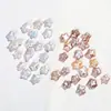 Brillo Fuerte Perla de Agua Dulce Natural Irregular Barroca Forma de Estrella Cuentas Sueltas Pentagrama DIY Accesorios para Collares Pendientes Joyería