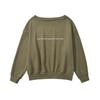 Sudadera Coreana 2024 Principios de Otoño Estilo Puro Deseo Hombro Caído Perfil Holgado Diseño Casual Retro Sentido Top Hombro Descubierto