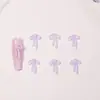 Balé Francês Doce Estilo Laço Decorações para Unhas Resina Pequenos Acessórios DIY Gravata Borboleta Fluida Acessórios de Unha Vestíveis