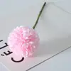 Otoño flor artificial de una sola cabeza bola de diente de león crisantemo flor artificial decoración para sala de estar del hogar accesorios para estudio de bodas al por mayor