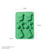 Molde para Bolo de Natal Atacado do Fabricante para Cozinha Doméstica, Resistente a Altas Temperaturas, Fácil de Limpar, Molde de Silicone de Grau Alimentício para Assar