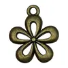 1 Pieza de Colgante Encanto de Aleación Verde Antiguo Galvanizado con Forma de Rosa Girasol Flor de Ciruelo para Pulsera Collar DIY Joyería Accesorios de Ropa