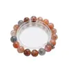 [Restaurante Velas Rojas] Pulseras de Cristal Súper Siete Negro Dorado Natural de Alta Calidad Pulseras de Moda Gris Luna Naranja Gris Luna Venta al Por Mayor