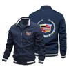 2022 primavera y otoño comercio exterior transfronterizo nuevo logotipo de coche impresión 3D chaqueta con cremallera de cuello alto para hombre logotipo personalizado traje de béisbol