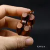 Madeira Raiada Incensário Atrator de Dinheiro Ornamento para Animal de Chá Estilo Chinês Presente Suporte de Incenso Ano do Cavalo Boa Sorte Decoração de Mesa de Chá