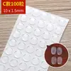 Tapón de puerta transparente de silicona, pegatina anticolisión, manija de puerta, parte trasera de la puerta del armario, amortiguador anti-golpes, silencioso, anticolisión, tapón de puerta sin perforación