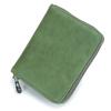 Cartera para tarjetas de identificación, de cuero, multifunción, antirrobo, para hombre y mujer.