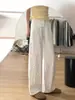 Jeans Rectos de Lunares Blancos para Mujer Primavera y Verano 2025 Nuevo Talla Grande para Gorditas Look Adelgazante Pantalones de Pierna Ancha de Cintura Alta