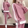Traje deportivo casual estilo estación europea para mujer, otoño, nuevo, suelto, moda, talla grande, estilo western, reductor de edad, para llevar con amigas