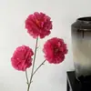 Hibisco para Casamento Flores Artificiais Flores de Seda Decoração de Casamento Materiais Florais Flores Artificiais Arranjo de Flores Flores de Peônia Rosa Flores de Hibisco