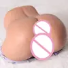 Bonecas Físicas de Silicone Transfronteiriças com Nádegas Elevadas e Moldes Vaginais, Dispositivos de Masturbação Masculina, Brinquedos Sexuais, Produtos para Adultos