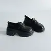 Estilo Britânico Retro Sola Grossa Mary Jane Feminino Modelo 2026 Fivela Bico Redondo Tendência Moda Versátil para Ir ao Trabalho Sapatos Pequenos de Couro