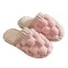 Pantuflas de Algodón para Mujer, Otoño e Invierno 2025 Nuevas de Moda Más Vendidas para el Hogar Antideslizantes Cálidas Pantuflas de Algodón para Pareja para Hombre