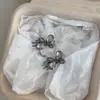Flequillo Dulce, Gama Alta, Hermoso Pasador Lateral de Pedrería, Moño Calado, Pinza de Pato, Pasador, Pasador para Cabello Roto en la Frente
