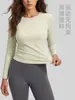 Traje de Camiseta de Manga Larga para Correr para Mujer Juyitang Aspecto Adelgazante Top de Yoga Nuevo Traje Deportivo de Fitness