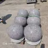 Bloqueio de Estrada com Bola de Pedra para Bloquear Veículos, Escultura em Pedra de Granito, Pedra Natural, Bloco de Pedra para Bloquear Veículos na Estrada, Pilar de Pedra para Bloquear Veículos