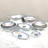 Melamina Imitación Porcelana Retro Nostálgico Mesa para Fondue Tazón para Fideos Tazón para Arroz Tazón para Sopa Tazón para Ramen Tazón para Fideos de Arroz Tazón Personalizado