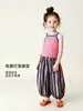Ropa Infantil Amila 2026 Verano Nuevo Pantalones Rayados de Bloques de Color de Lunares Anti-Mosquitos Transpirables para Niños y Niñas