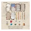 Pacote de Materiais Retrostory Série Anos de Luz e Sombra Diário Vintage Material para DIY Base de Decoração 51 Folhas 8 Designs