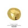 F027 Broche Redondo Irregular Simples e Elegante, Pinos Geométricos Retrô Franceses para Blazer de Terno Suéter