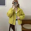 Chaqueta corta informal de cuello alto para mujer, nuevo modelo primavera y otoño 2026, corte holgado, versátil, chaqueta adelgazante
