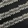 Adesivo hot melt diamante corrente cavalo vertigem strass adesivo fantasia código corrente alça de ombro acessórios de roupas adesivo diy perfuração a quente código de barras