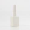 Esmalte quadrado de unha 15ml, esmalte plano, transparente, frasco vazio, cola de esmalte, cosméticos de vidro, frascos de viagem