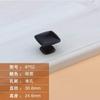 Tirador de aleación de aluminio para cajón de gabinete de estilo americano, tirador de puerta de armario negro tonto, tirador de hardware pequeño de un solo orificio simple moderno