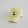 Gorra Estilo Coreano para Niños, Gorra de Béisbol Infantil con Letra H Bordada, Gorra Hip-Hop Urbana, Gorra de Béisbol para Exteriores, Sombrero de Sol de Verano