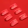 Suministros Festivos Accesorios de Decoración Ganchos Pequeños de Plástico Rojo Diseño de Decoración Ganchos Adhesivos Artículos de Uso Diario Carga 1.0 kg Ganchos Individuales