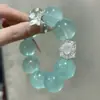 Pulsera Elegante y Fresca con Cuentas, Diseño de Nicho, Exquisito Borla de Calabaza Retro, Pulsera de Moda y Versátil Personalizada