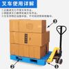 Grades Personalizadas Plástico de Sichuan Palete Empilhável Logística de Paletes Tapete de Piso Plástico Palete de Plástico Armazém Tapete Plástico à Prova de Umidade
