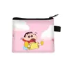 Nuevo Monedero de Dibujos Animados Crayon Shin-Chan para Estudiantes Hombres y Mujeres Bolsa de Almacenamiento de Poliéster Bolsa de Almacenamiento Personalizada de Moda Venta al por Mayor Caliente