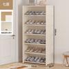 Armário de Sapatos, Armário de Armazenamento para Porta de Entrada de Casa, Sapateira Multicamadas Integrada Montada na Parede, Sapateira Pequena para Quarto de Dormitório