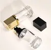 Frasco de Vidro Redondo Reto para Loção de 30ml, Frasco Vazio com Bomba para Base Líquida, Material de Embalagem Quadrado para Essência, Frasco para Produto de Skincare