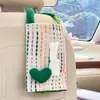 Caixa de Lenços para Carro Personalizada pelo Fabricante Bolsa Criativa para Pendurar no Banco Traseiro do Carro Caixa de Lenços para Carro Multifuncional Fofa