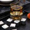 Amazon Acero Inoxidable 304 Cubo de Hielo Creativo Whisky Cápsulas de Hielo Congelación Rápida Cápsulas de Hielo Metálicas Pinza Cubos de Hielo Set Tártaro