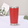 Vaso de vacío de doble capa de acero inoxidable 304 transfronterizo, taza de agua portátil para coche, simple, 20 oz, taza para coche, taza para helado, logo